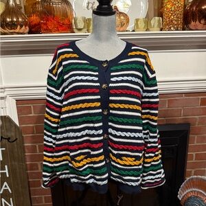 La Ligne Multicolor Striped Sweater
